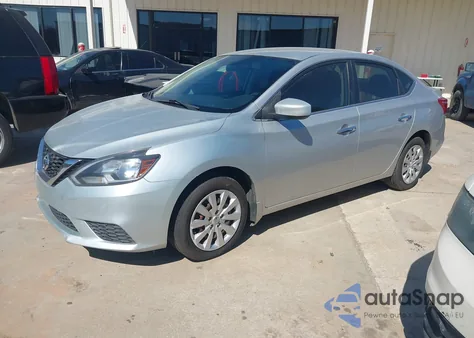 2016 Nissan Sentra Fe+ S/S/Sl/Sr/Sv z USA, uszkodzony, nr VIN 3N1AB7AP2GL656302
